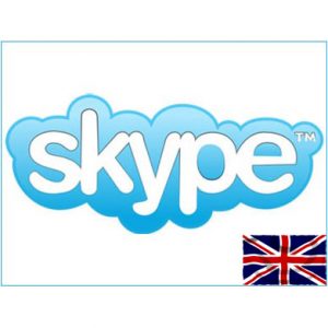 english via skype